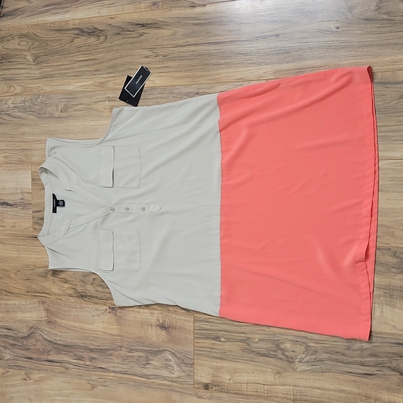 Alfani Sleeveless Color Block Dress - Picture 5 of 9